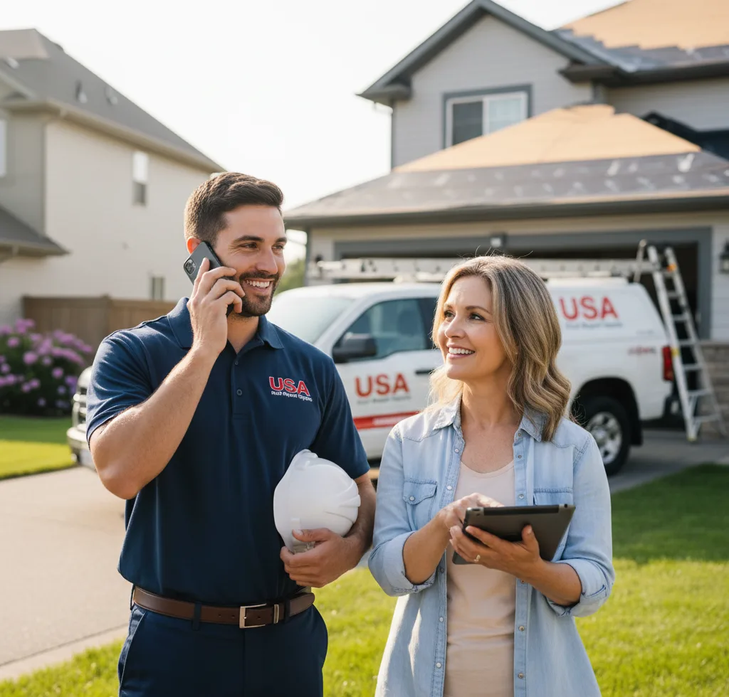 USA Roof Repair Experts customer support in Maryland Heights
